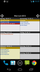 CalenGoo - une application calendrier personnalisable et widgetisable