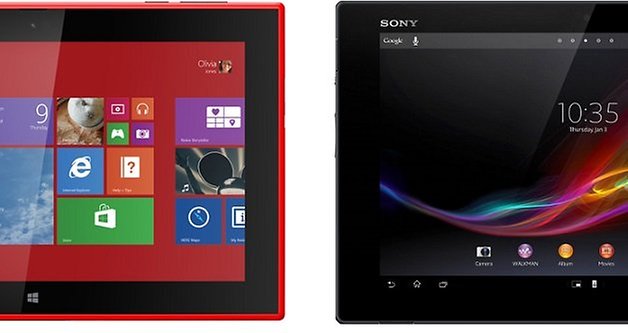 Sony Xperia Tablet Z vs lumia 2520
