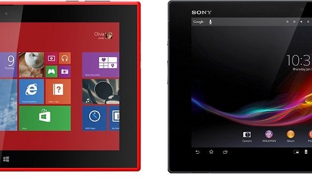Sony Xperia Tablet Z vs lumia 2520
