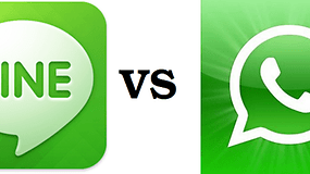 Line vs Whatsapp - La lucha por los mensajes gratis