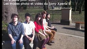 Test Sony Xperia S : ses modes vidéo et photo au banc d'essai