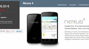 Nexus 4 está esgotado!