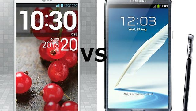 LG Optimus G Pro vs Galaxy Note 2