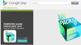 Samsung Releases Mobile Unpacked 2012 App On Google Play