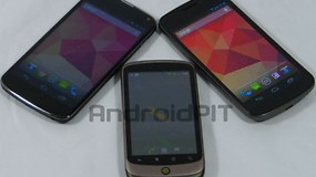 Evolución de Nexus - HTC Nexus One, Samsung Galaxy Nexus y LG Nexus 4