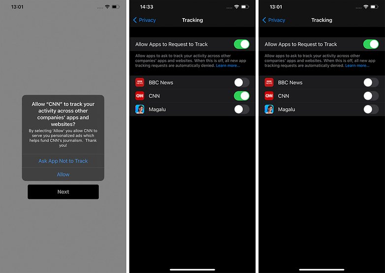Apple ATT iOS Lehetővé teszi az alkalmazások számára, hogy nyomon követést kérjenek