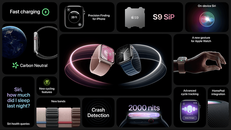 Check out all the new features of the Apple Watch Series 9.