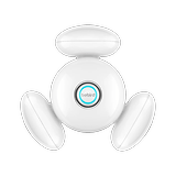 Un appareil Bebird blanc conçu pour le nettoyage des oreilles avec un centre circulaire et deux poignées latérales.