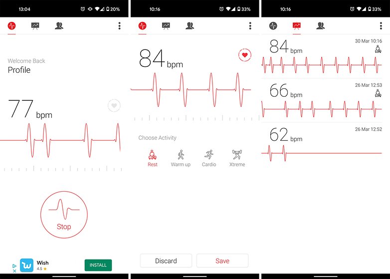 Cardiograph app