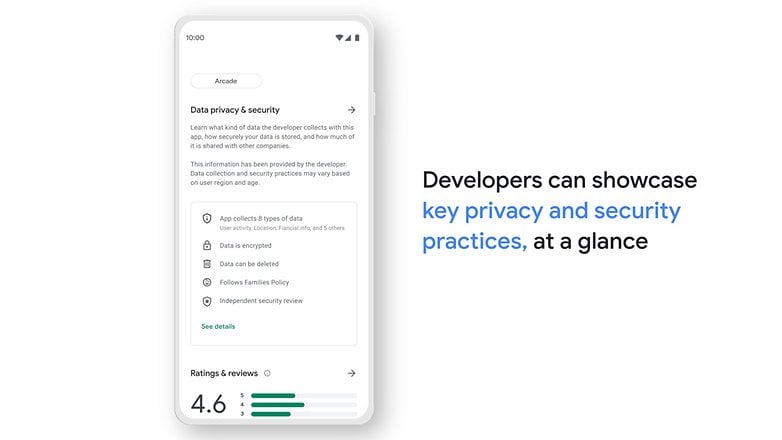 Google play store safety section 1