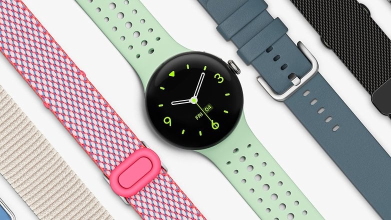 Google Pixel Watch 3 mit neuen Armbändern