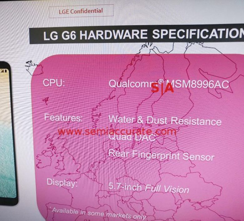 LG G6 slide ces