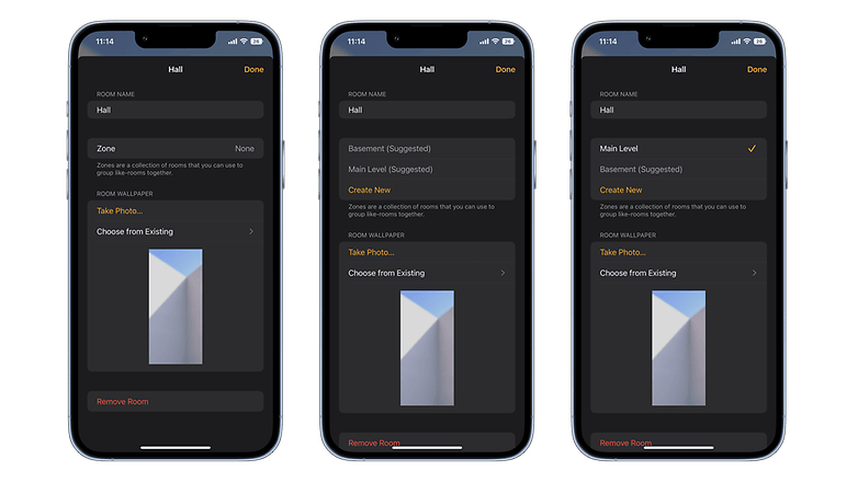 how to set up zones to homekit