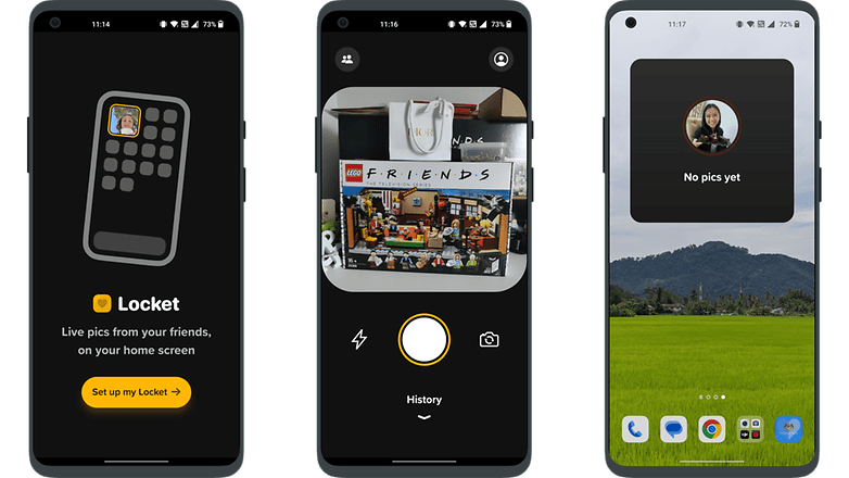 Screenshots der App Locket Widget