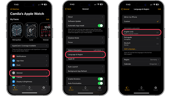 как добавить русскую клавиатуру на apple watch