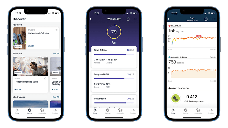 Fitbit Versa 4 review, app UI