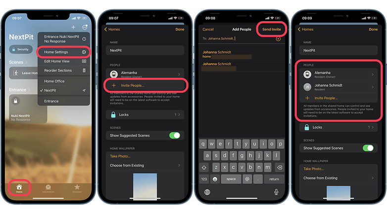 HomeKit Zugriff gewähren – Screenshots