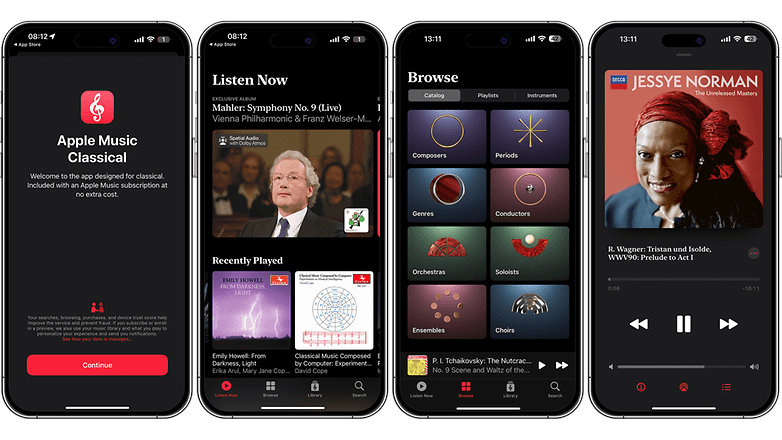 Screenshot Apple Music Classical