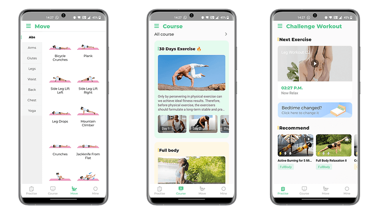 Top 5 Apps of the week: Challenge Workout UI Screenshots