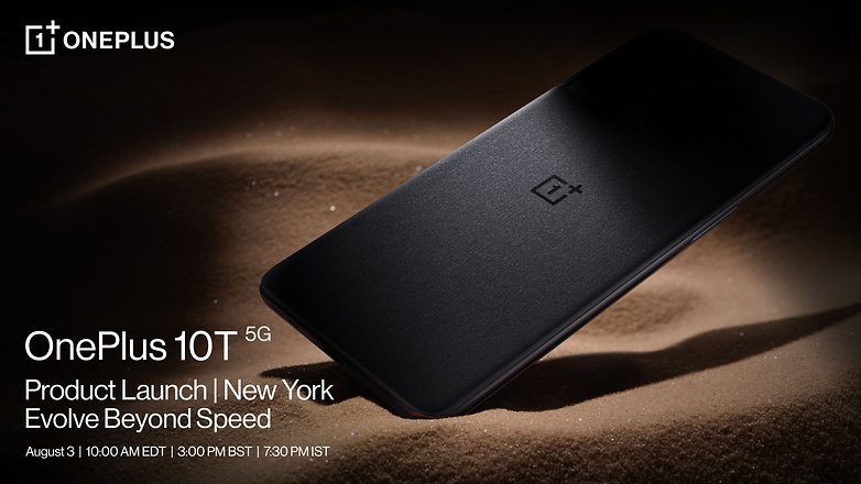 OnePlus 10T 5G Launch Event Ankündigung