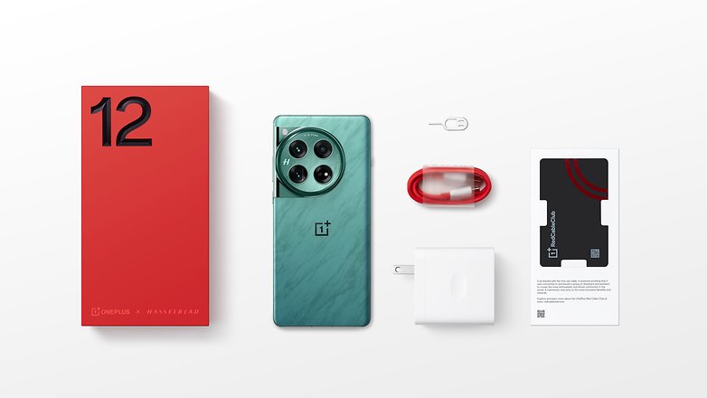 Unboxing images of the OnePlus 12