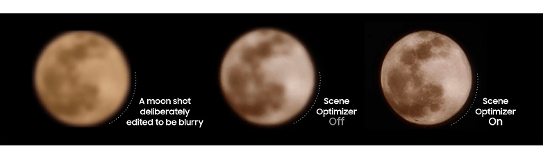 An infographic explaining how the Space Zoom feature works on the Galaxy S23 Ultra smartphone