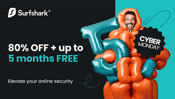 Surfshark VPN: Save Up to 80% This Cyber Monday with 5 Free Months