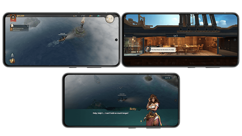Képernyőkép a Sea of ​​Conquest alkalmazás felhasználói felületéről