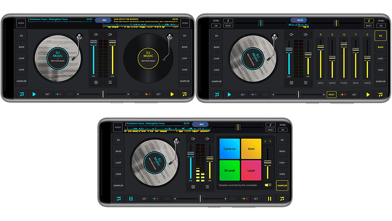 Screenshots der App DJ Music Mixer