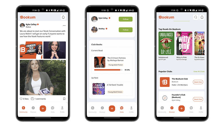 Top 5 Apps of the week: Bookum UI Screenshots