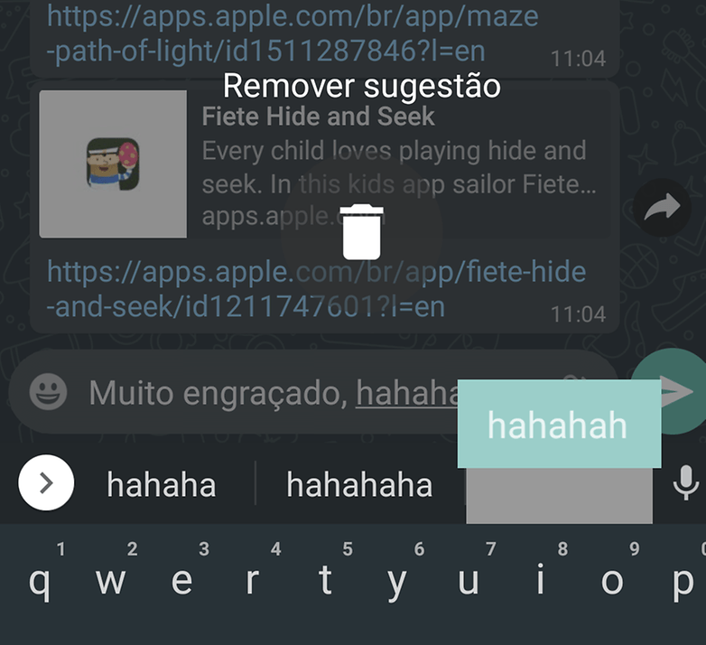 Atalhos Gboard