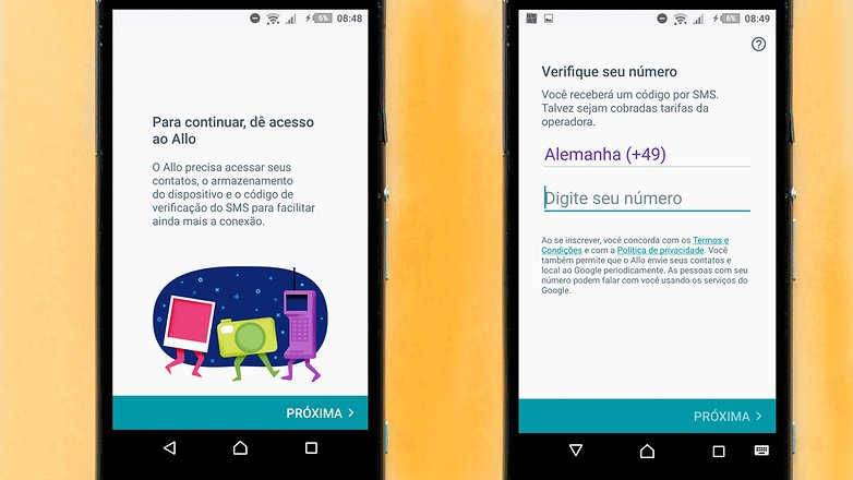 Google Allo configuracoes