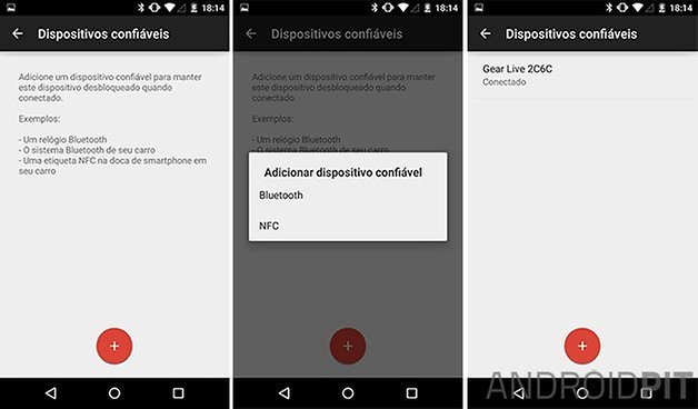 Android smart lock dispositivos confiaveis