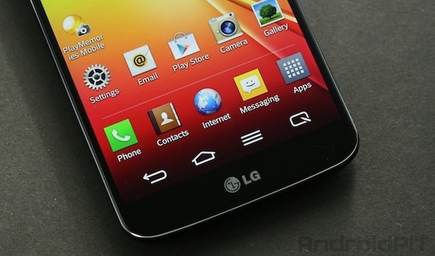 LG G2 botoes frontais