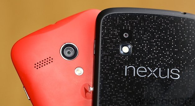 Moto G Nexus 4 comparacao