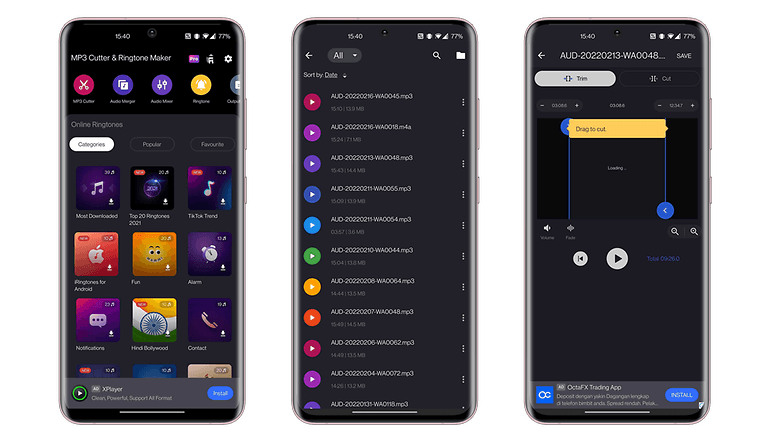 NextPit Vyzváněcí tón telefonu Android