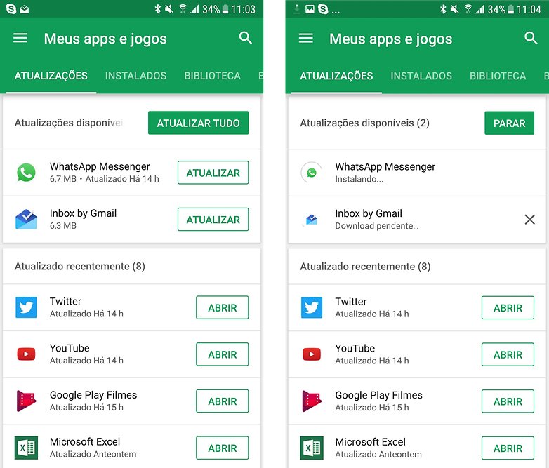 Como baixar a última versão da Play Store 7.5.08