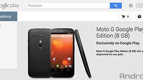 Moto G Google Play Edition está disponível na Play Store
