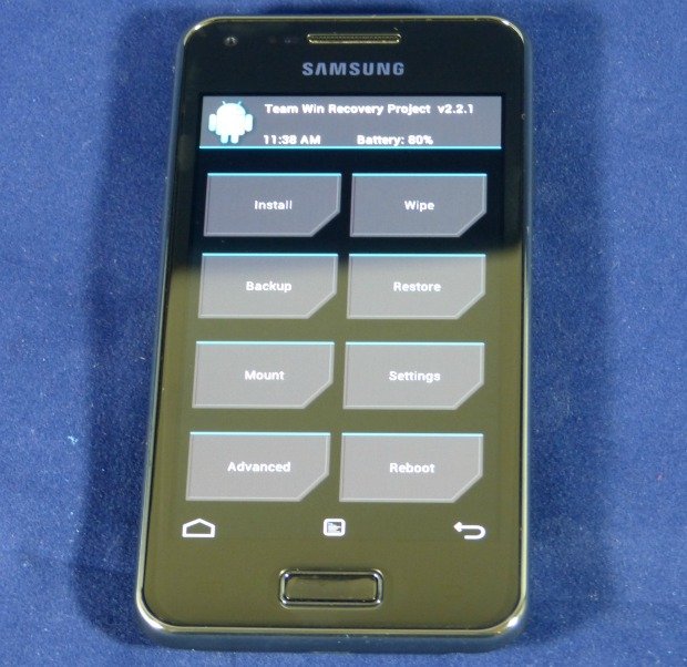 flash TWRP galaxy S2 lite