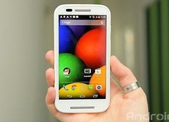 moto e front