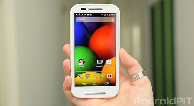 moto e front