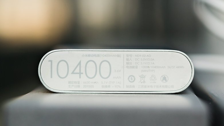 Xiaomi power bank 10400 baixo