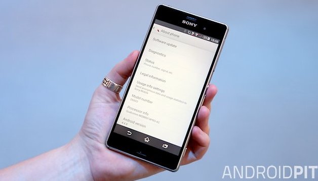 настройки на xperia z3