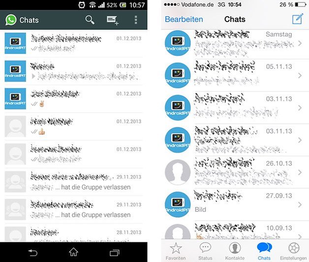 Chats Android iOS