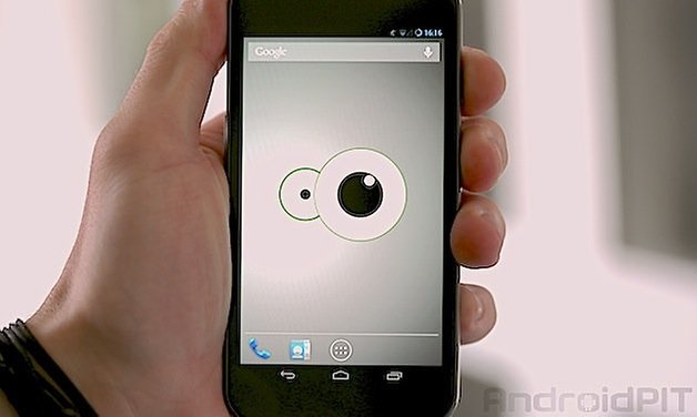 Camera stock Android Nexus 4 gravar videos