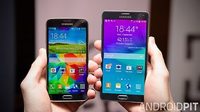 Samsung Galaxy Note 4 und Galaxy S5 im Datenvergleich