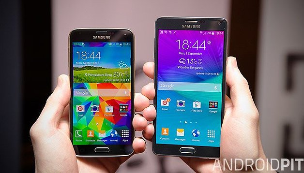 Note 4 vs Galaxy S5 - Comparación los Samsung top | NextPit