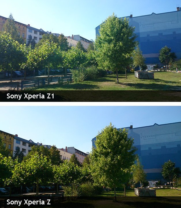 xperia z1 xperia z vergleich kamera