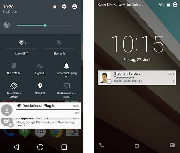 android l quick settings notifications