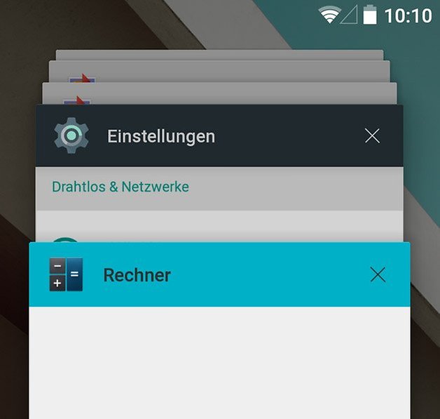 android l recent apps